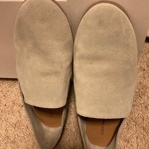 Lucky Brand Gray suede flats